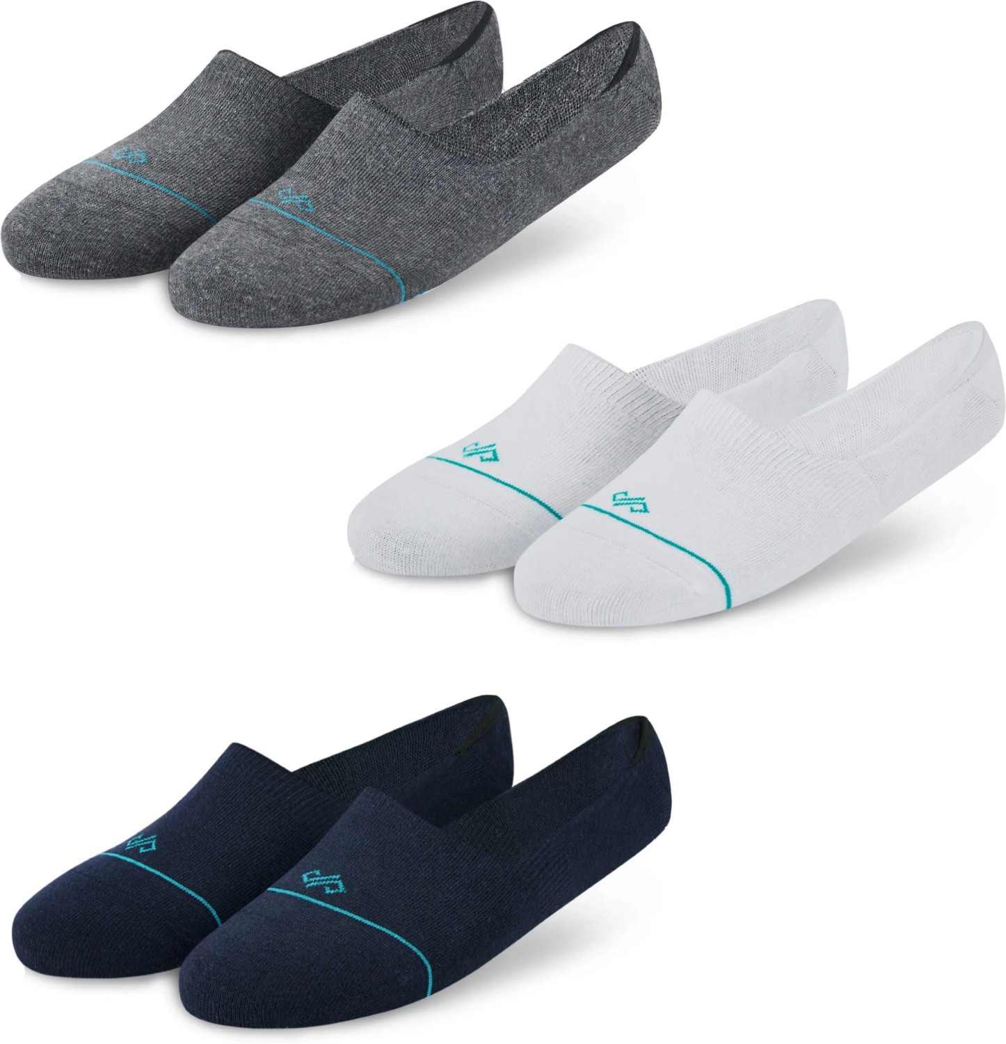 Image of Dynamocks Men & Women Solid Peds /Footie /No-Show