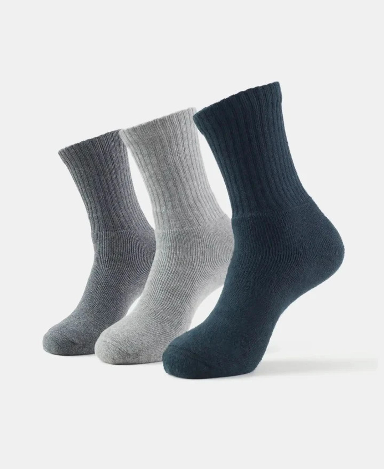 Image of BLUTE Men Solid Mid-Calf /Crew