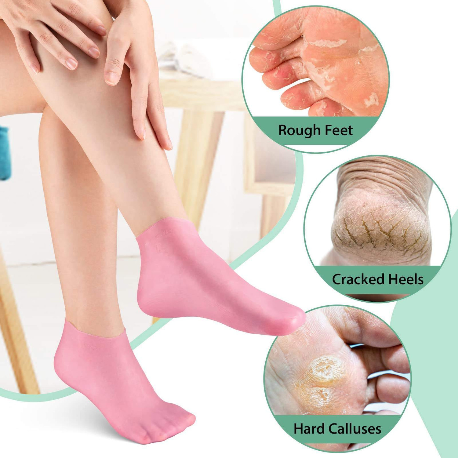 Image of QERINKLE Men & Women Color Block Ankle Length