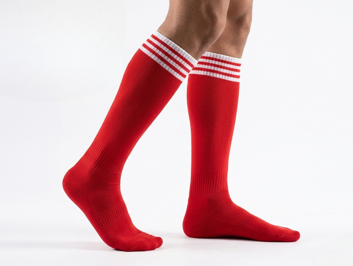 Image of Sky print sports Boys & Girls Striped Knee High