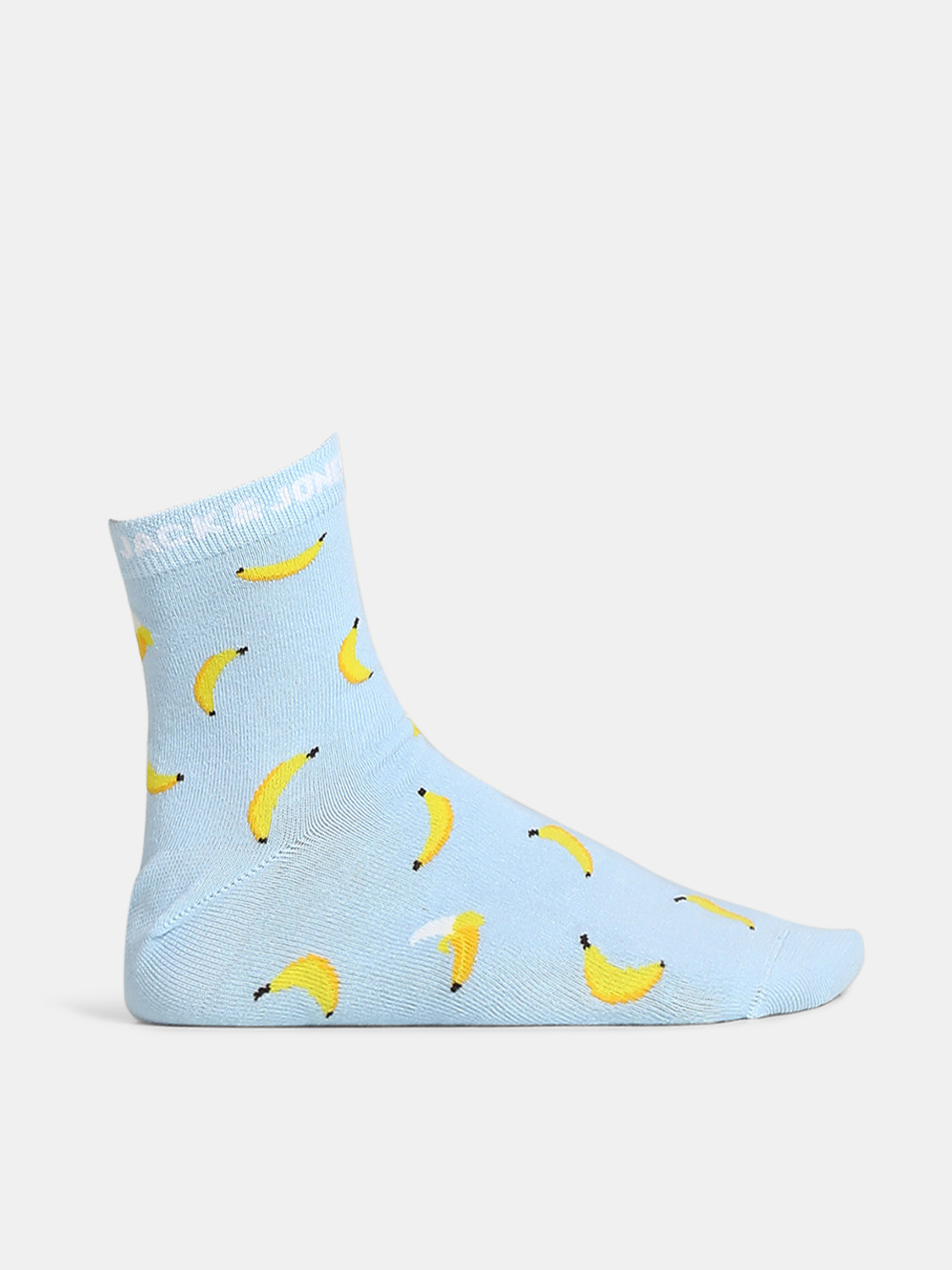 Image of JACK & JONES Men Graphic Print Mid-Calf /Crew (Pack of 3)