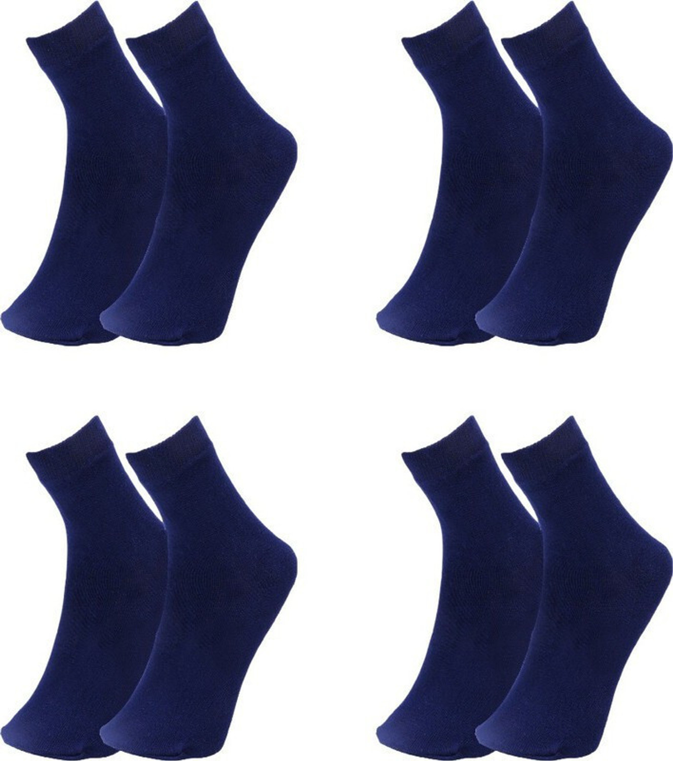 Image of Socksy Men & Women Solid Ankle Length