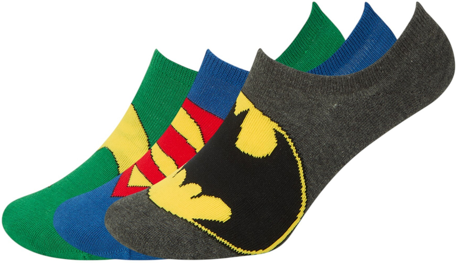 Image of SOCKSXPRESS Justice League Men Self Design Low Cut