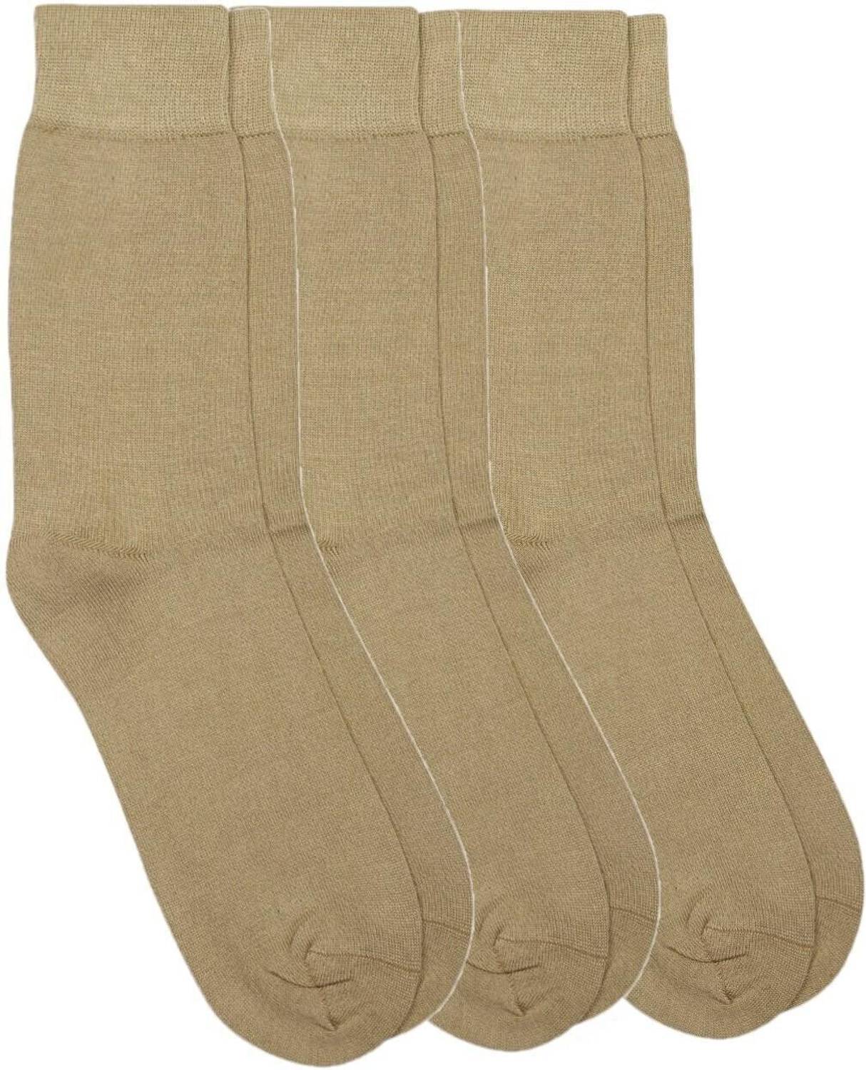 Broova Men Solid Calf Length