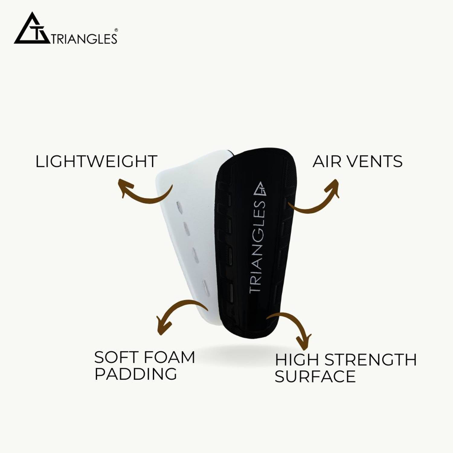 Triangles Football Socks Combo with Shin Guard - Image 2