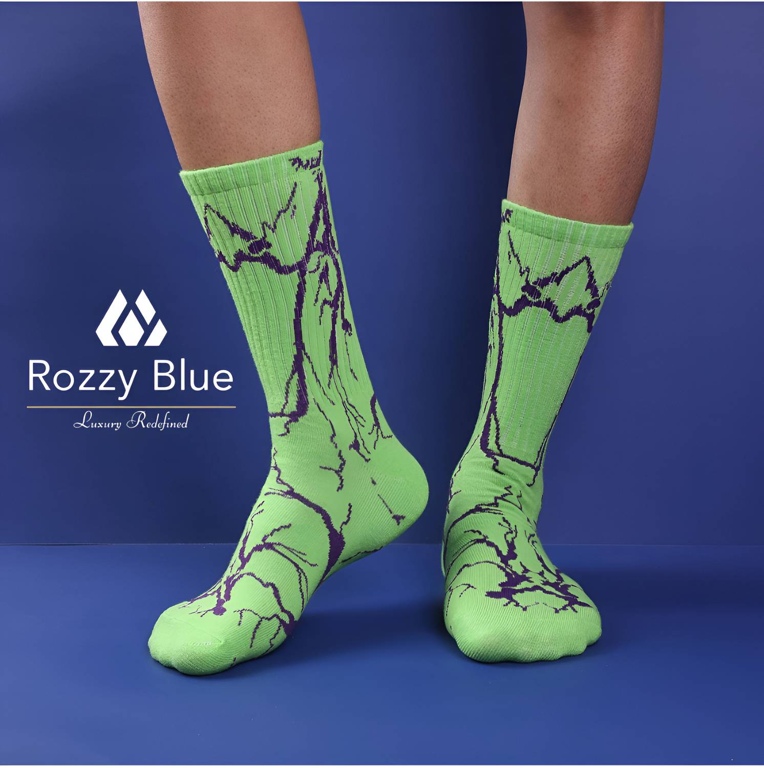RozzyBlue Unisex Self Design Ankle Length Socks Pack of 5 - Image 5