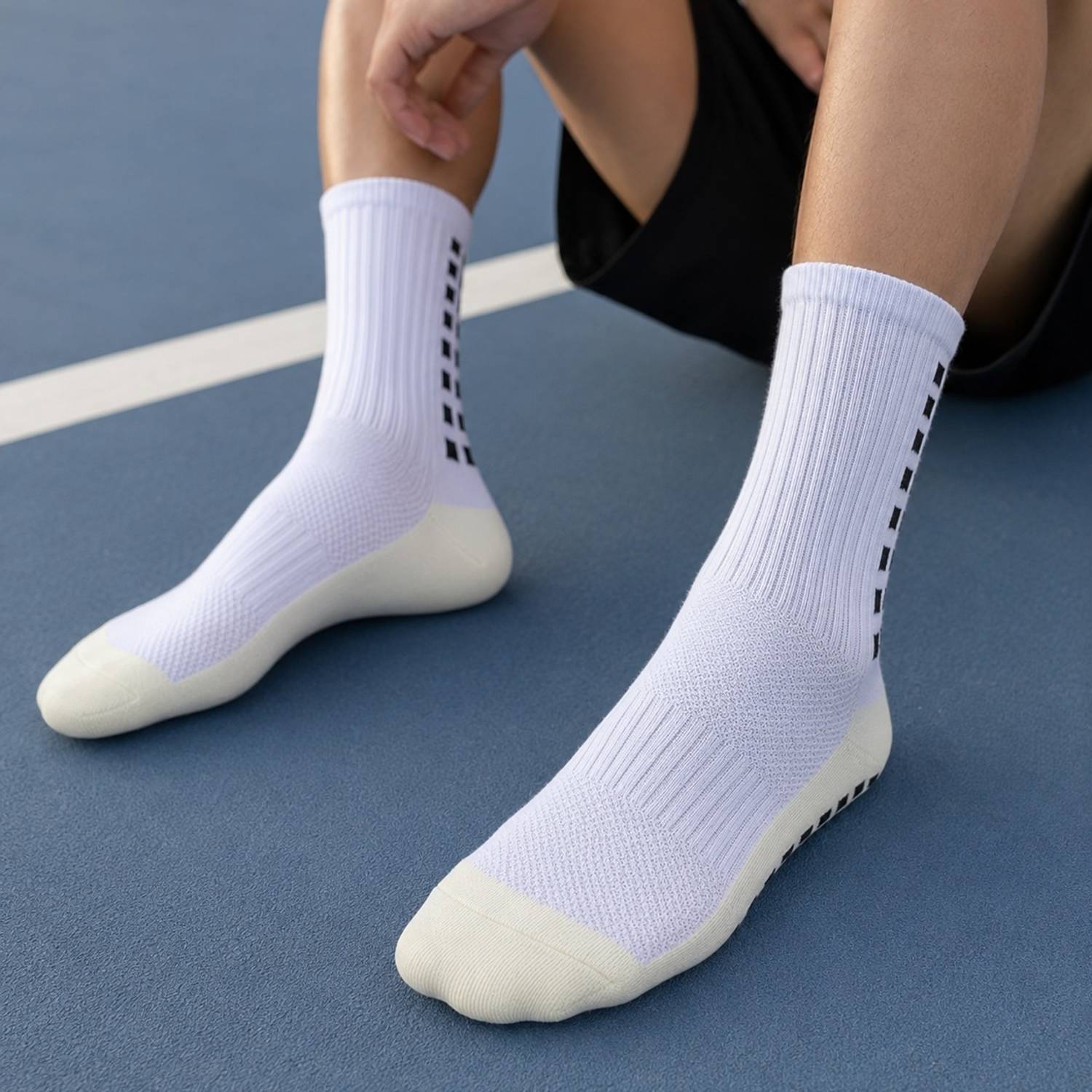 Krizadiv Unisex Solid Mid-Calf/Crew, Ankle Length - Image 1