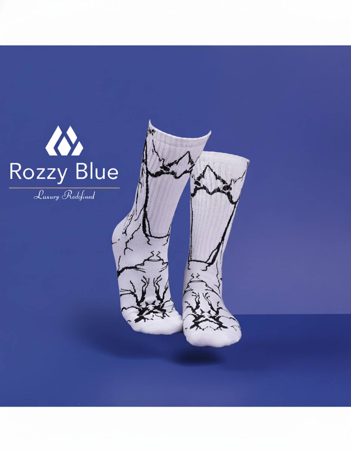 RozzyBlue Unisex Self Design Ankle Length Socks Pack of 5 - Image 3