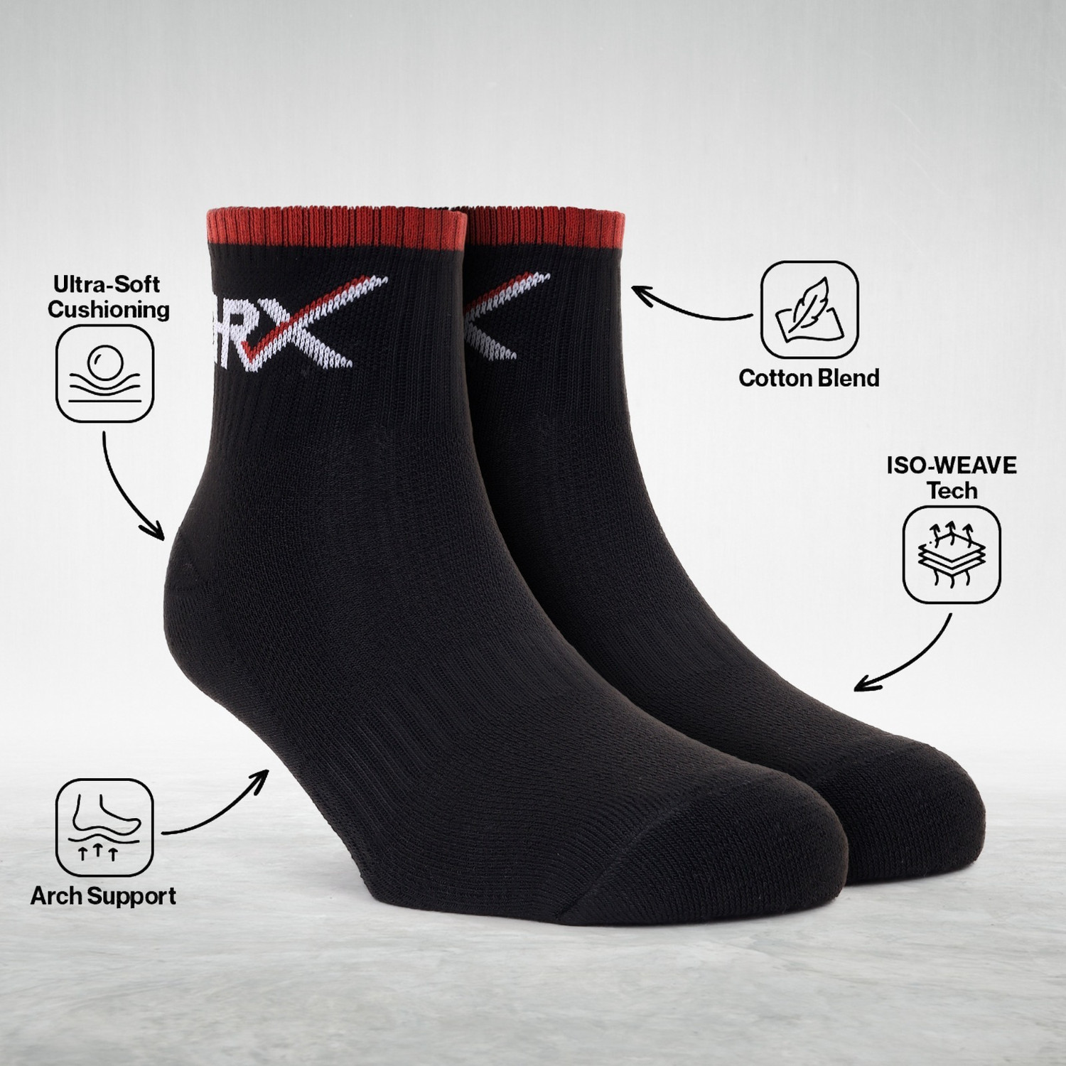 Image of HRX Men Mid-Calf /Crew