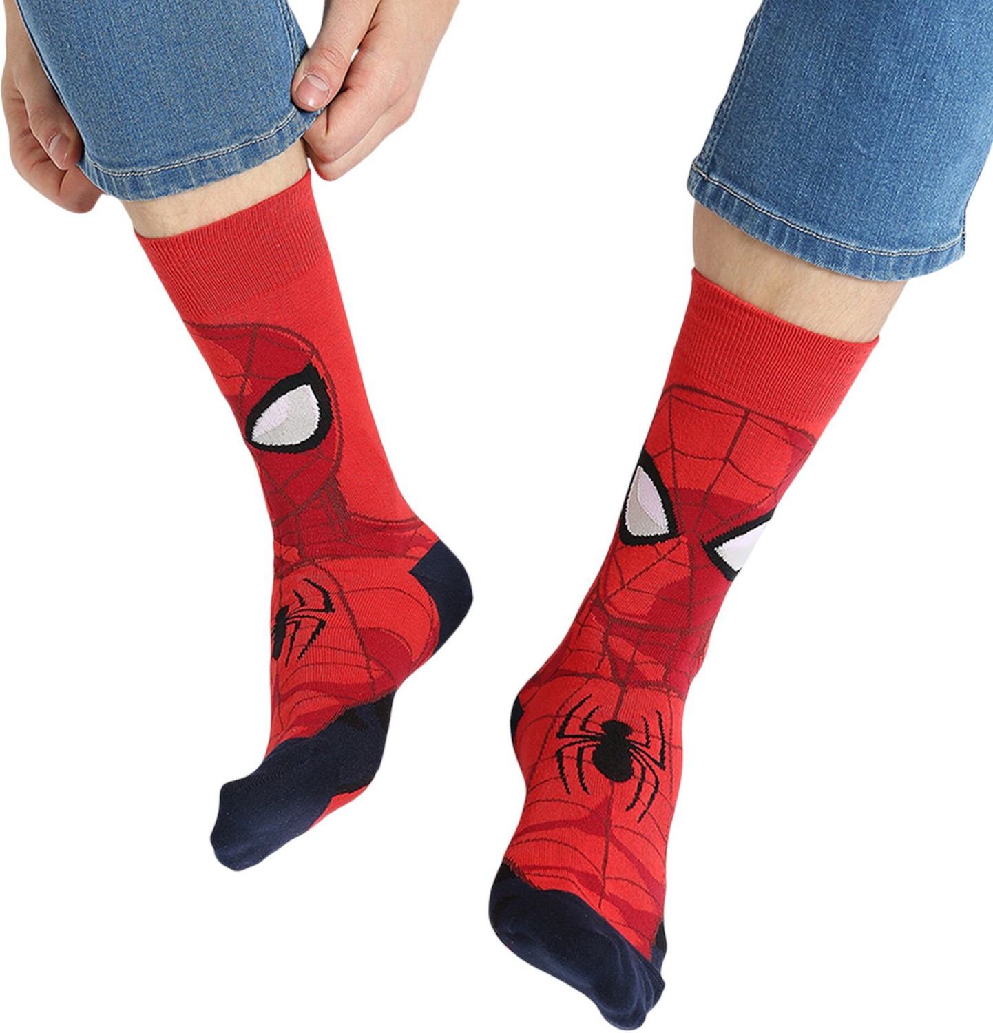 Image of SOCKSXPRESS Men Printed Mid-Calf /Crew, Low Cut, Ankle Length