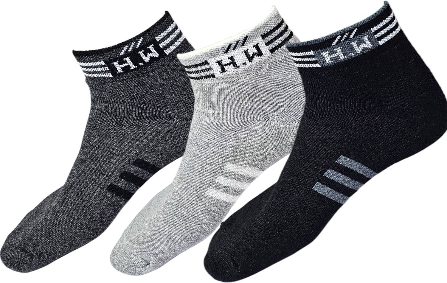 AVM Men Self Design, Solid Ankle Length, Low Cut