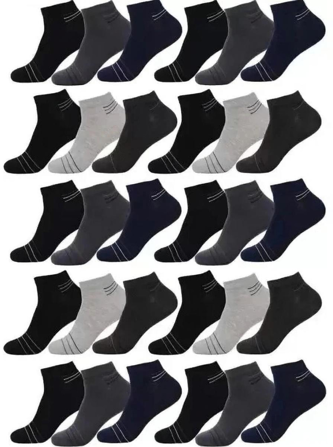 Image of Cavenders Men & Women Self Design Low Cut