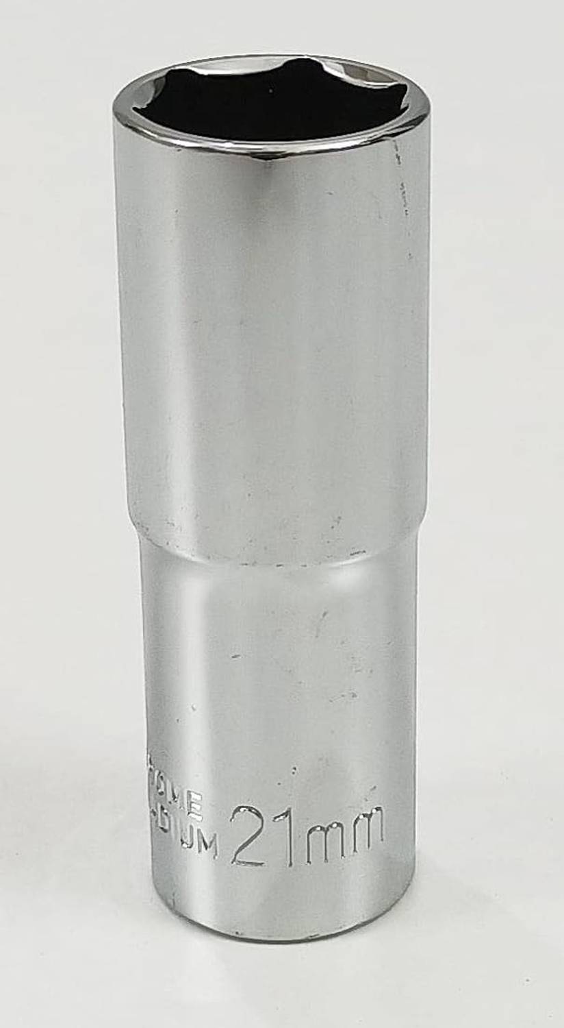 4MECH 1/2" Drive 21 MM CRV Steel Heavy Duty Long Hex Socket Set