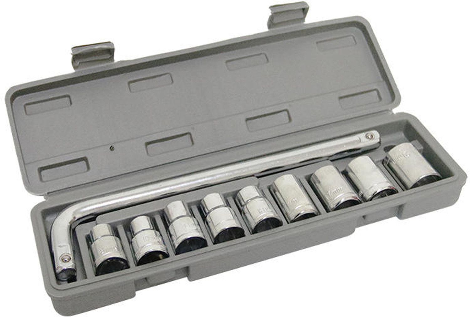 Image of ZYRIAN Multipurpose 9 Socket Wrench Set with L Handle for Garage and Maintenance Tasks Socket Set (Pack of 1)