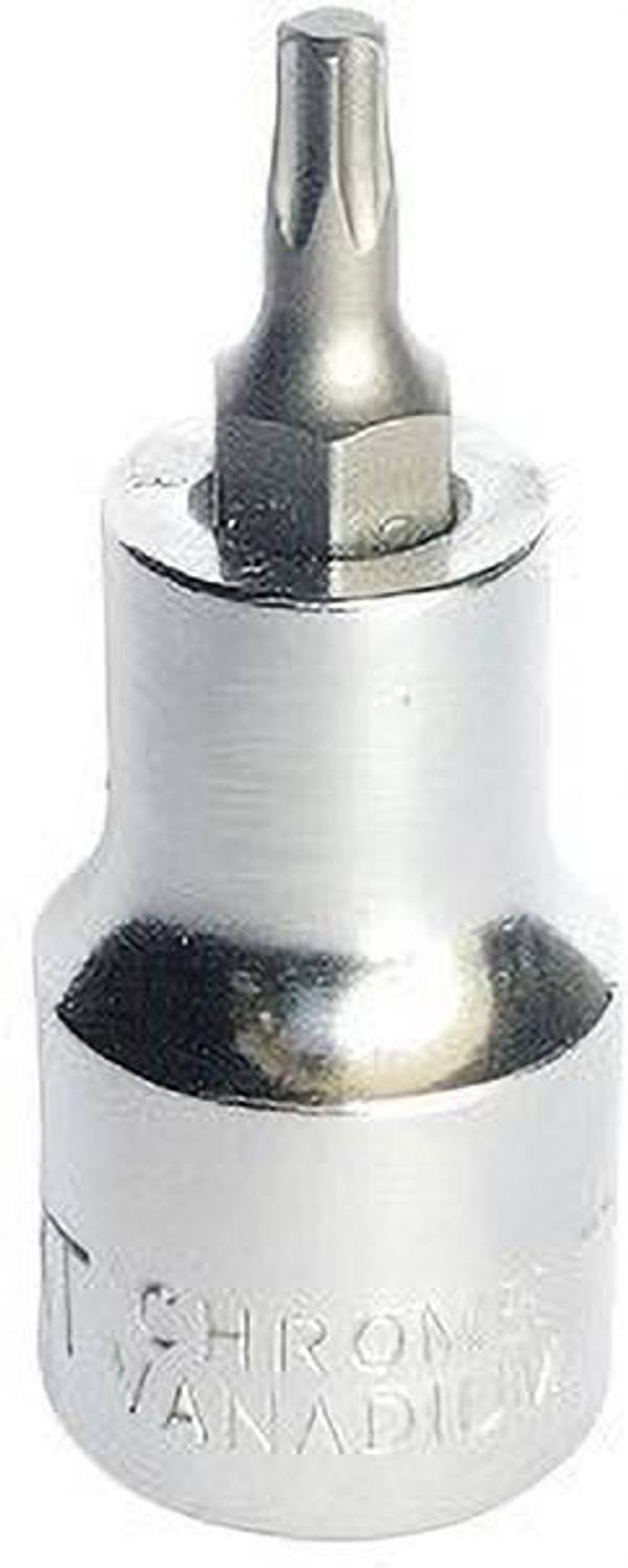 4MECH T-25 Torx Bit Socket 1/2" Drive CRV Socket Set