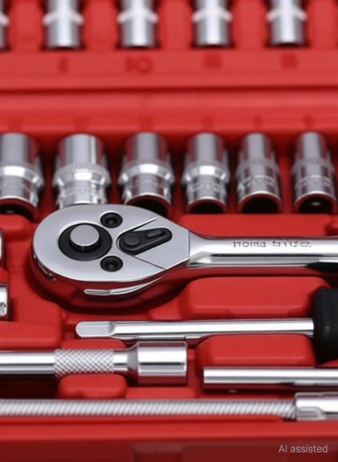 Image of romj Socket Tool Set 46 in 1 Bit Socket Wrench Tool Kit Set Goti Tools Set Ratchet Socket Set