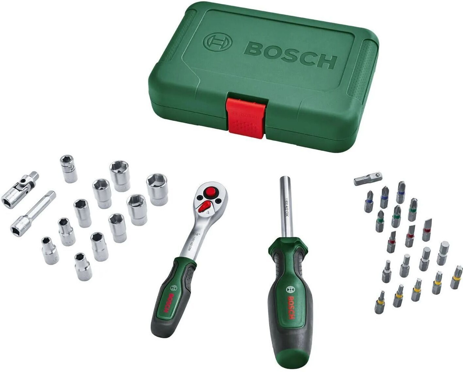 Image of BOSCH 1 /4 SOCKET SET 34 PIECES Socket Set
