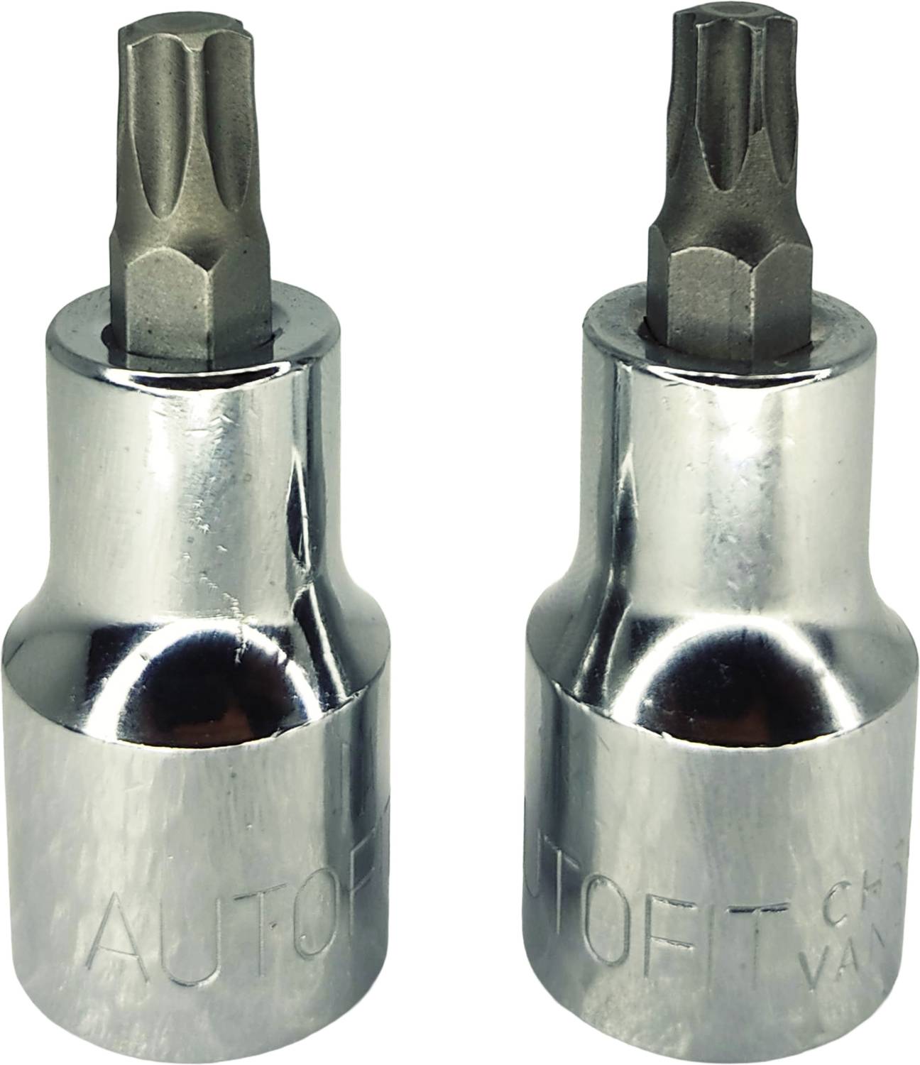4MECH T-40 and T-45 Torx-Bit, Hardened Chrome Vanadium Steel, Torx-Bit Socket Set