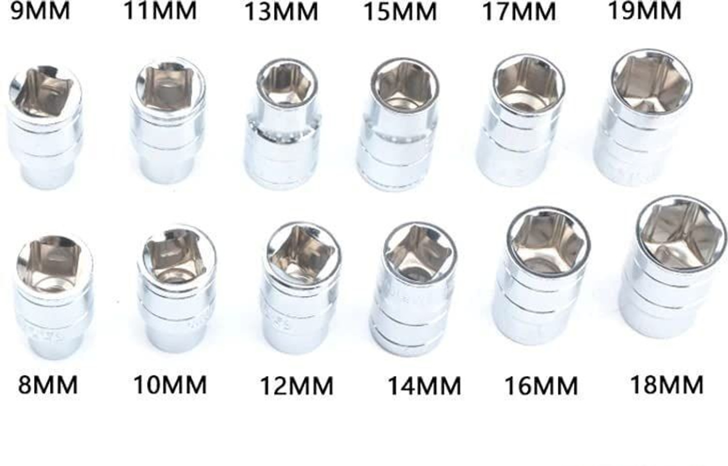 Image of Toolihub 13 PCS T-Socket Wrench Set for Automobiles /Bike /Car Socket Set