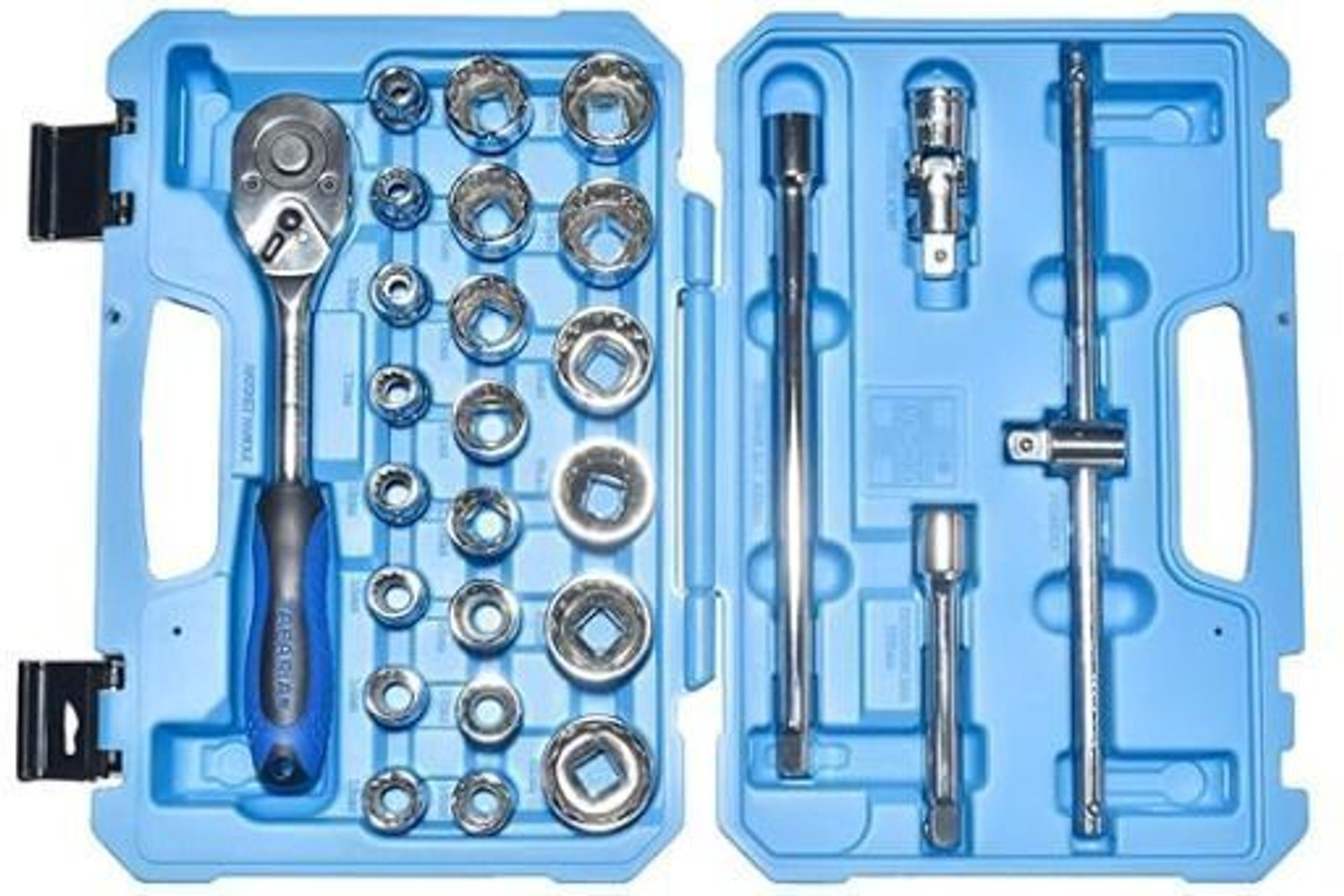 Image of TAPARIA 22 Piece CRV Socket With 5 Accessories Socket Set