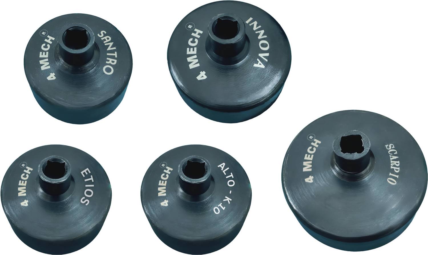 4MECH 1/2" Drive Cup Type Oil Filter Wrench for (SANTRO+INNOVA+ETIOS+K10+SCORPIO) (SANTRO+INNOVA+ETIOS+K10+SCORPIO), 1/2" Drive Multi-vehicle Oil Filter Wrench Single Sided Combination Wrench
