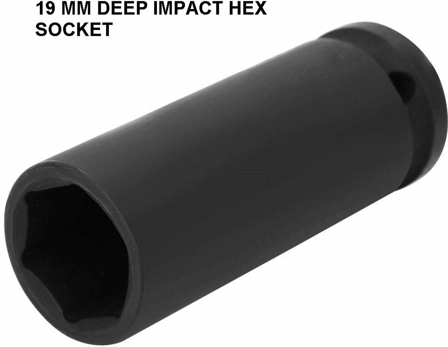 4MECH HEAVY DUTY 19 MM 1/2" SQUARE DRIVE DEEP IMPACT HEX SOCKET Socket Set