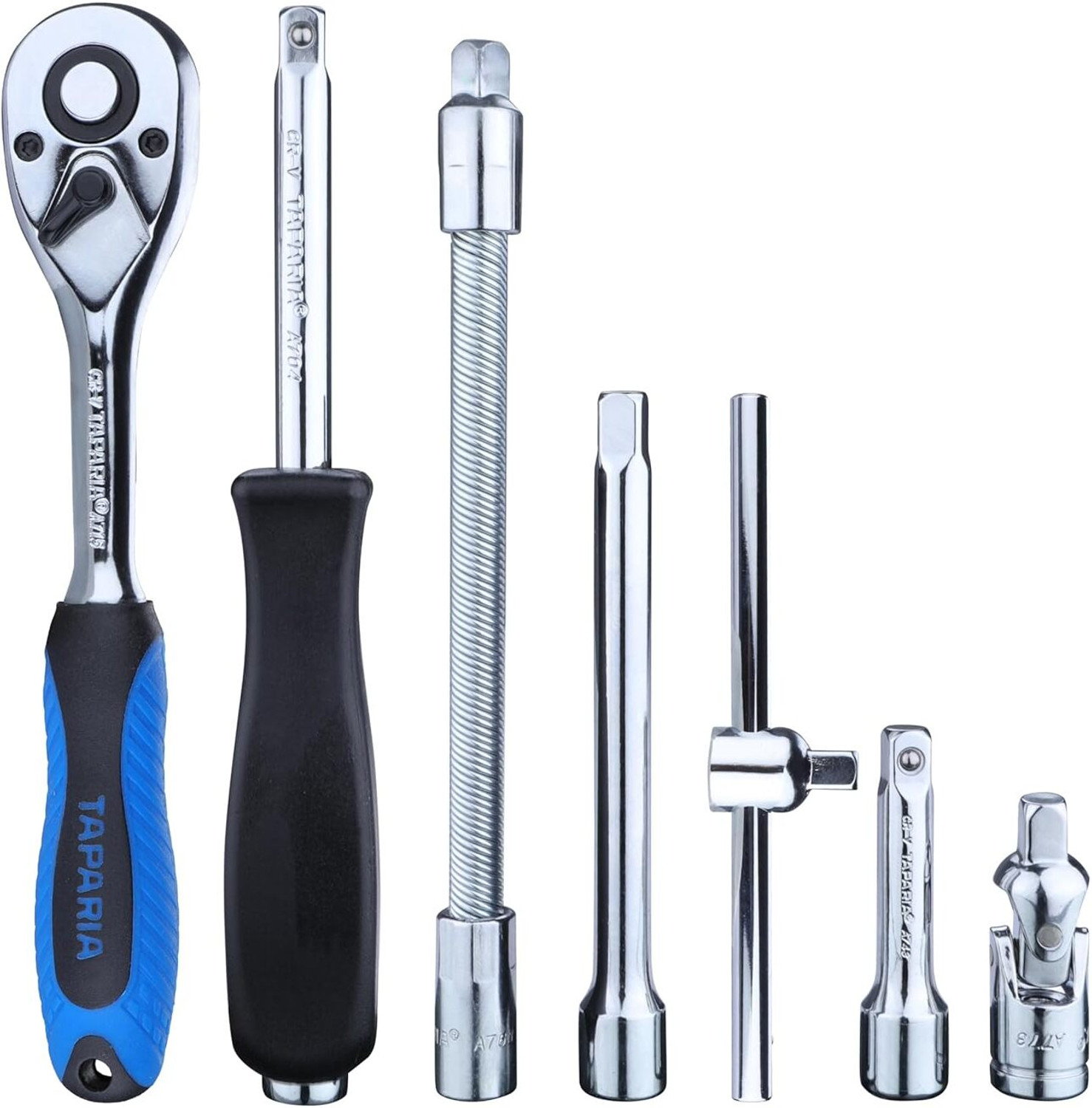 Image of TAPARIA SA46 - 46 Piece Professional 1 /4 inch Drive Socket & Bit Tool Kit Socket Set