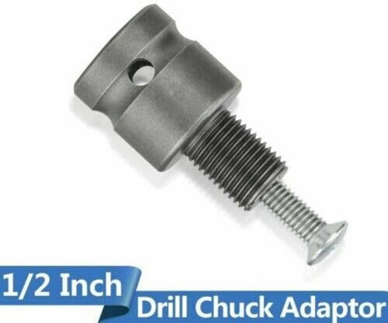 AASONS 1/2 Inch Square Drive To 20UNF Drill Chuck Socket Adapter Impact Wrench Chuck Converter To Electric Drill Chuck Adaptor Conversion For Impact + Ratchet Wrench