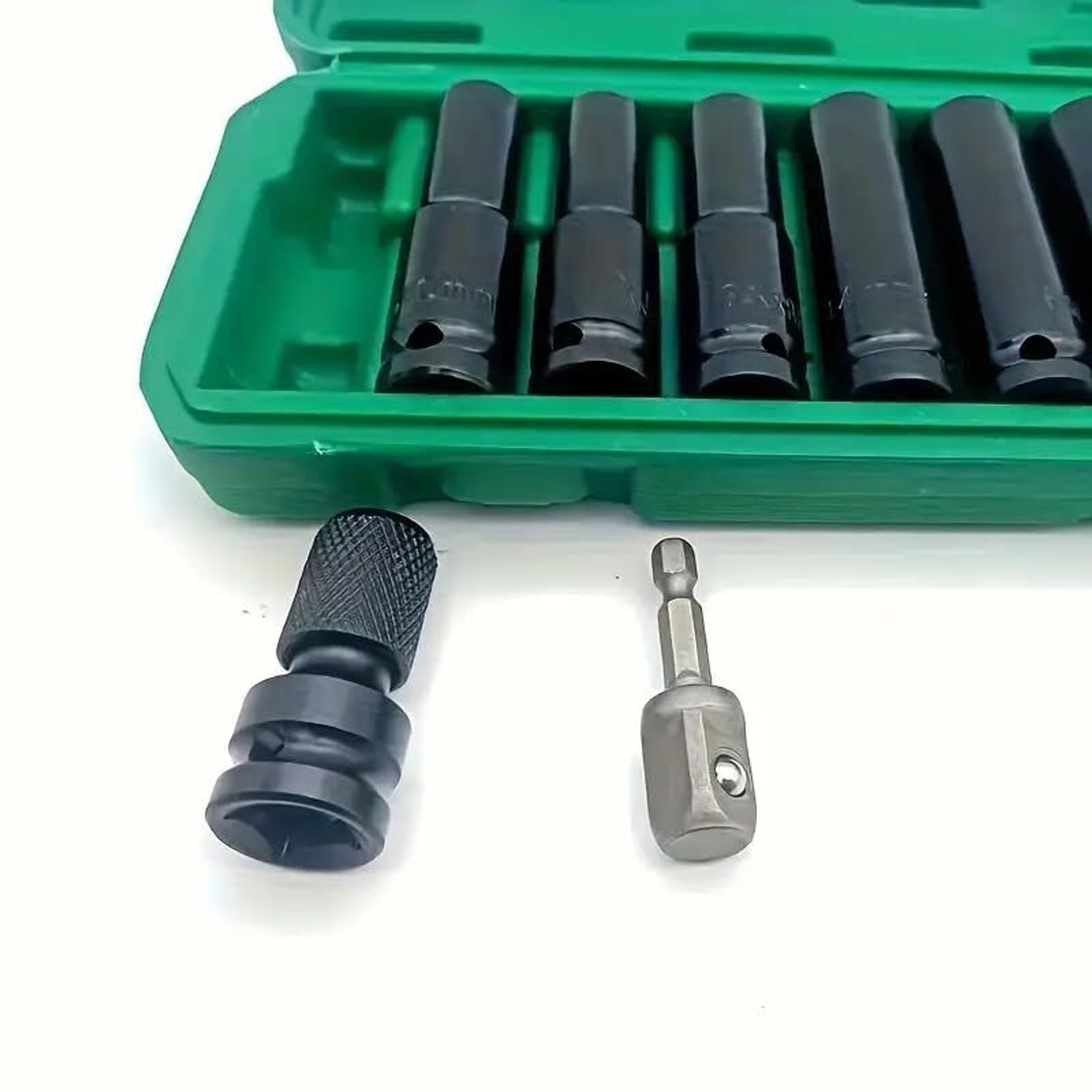 Image of OKASTA 11 Pieces 1 /2-Inch Square Drive 78mm Deep Impact Socket Hex Set Socket Set