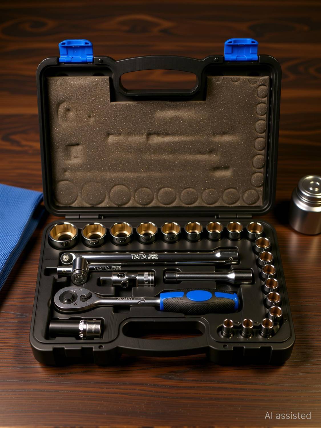 TATA AGRICO 24 in 1 Combinational Ratchet Socket Set, Hand Tool