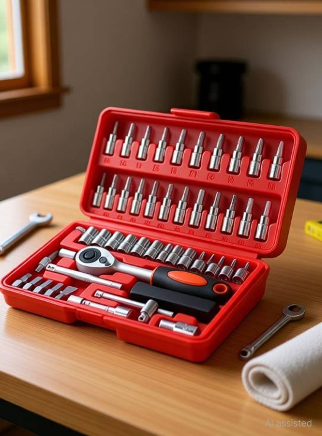DEAGAN 46PCS Socket Set with Extension Bars - Image 3
