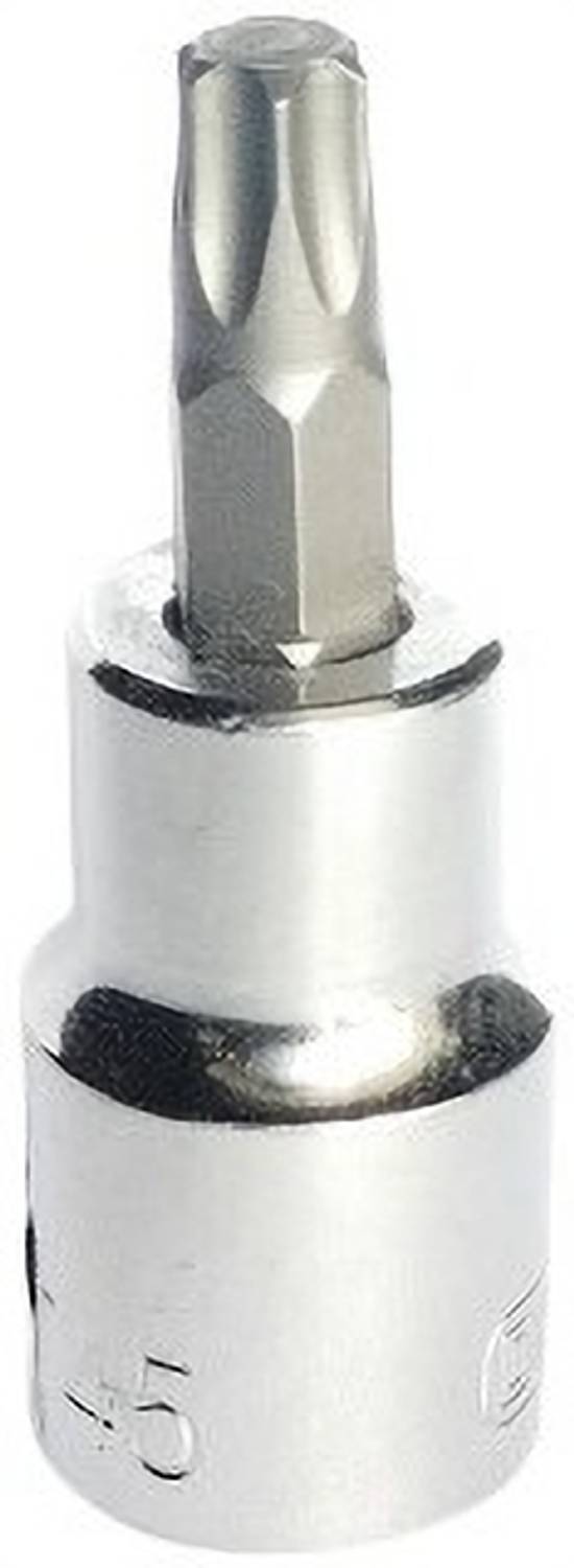 4MECH T-45 Torx Bit Socket 1/2" Drive CRV Socket Set