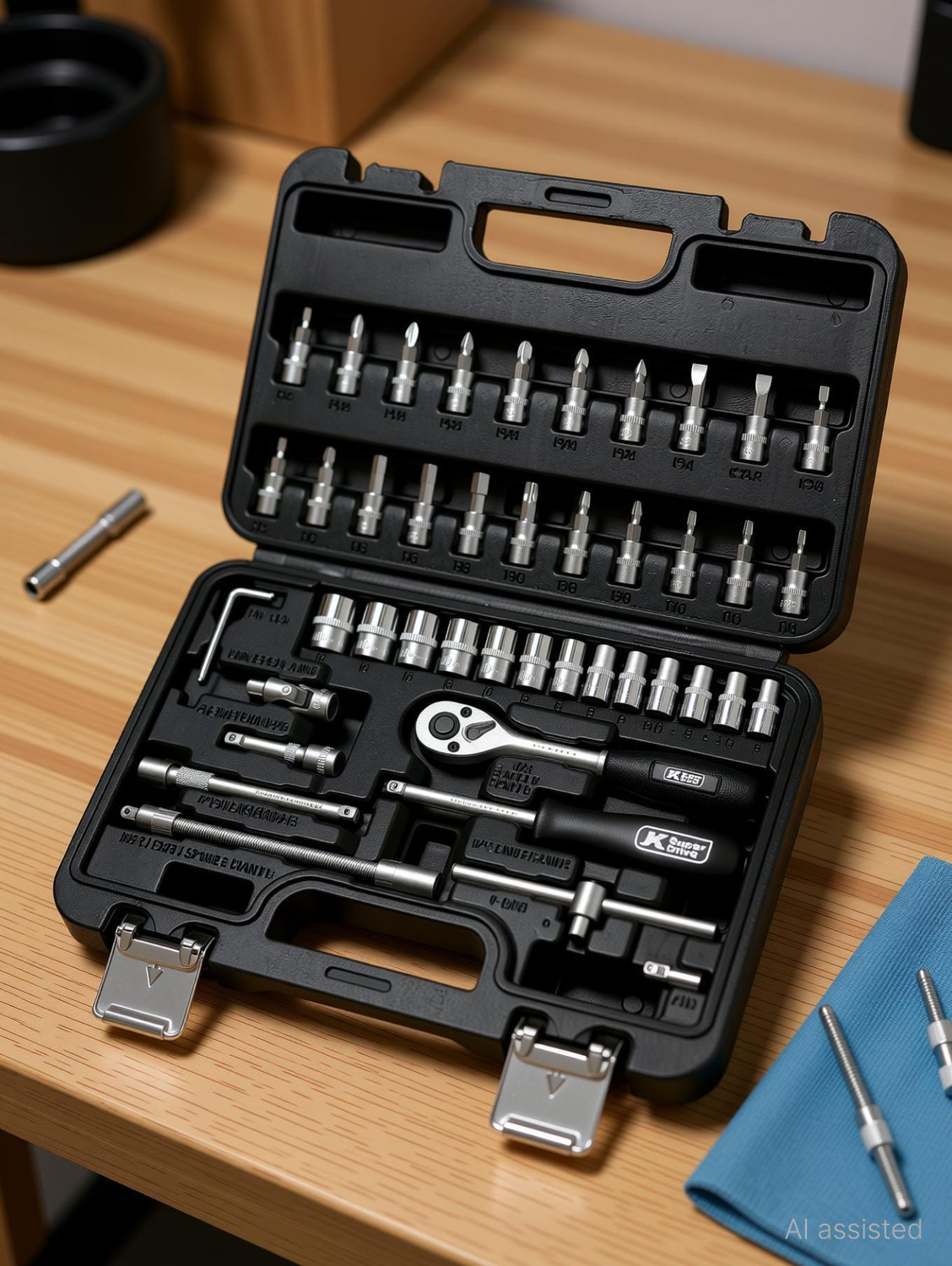 Image of JK Super Drive 46 pcs Square Drive Socket Set