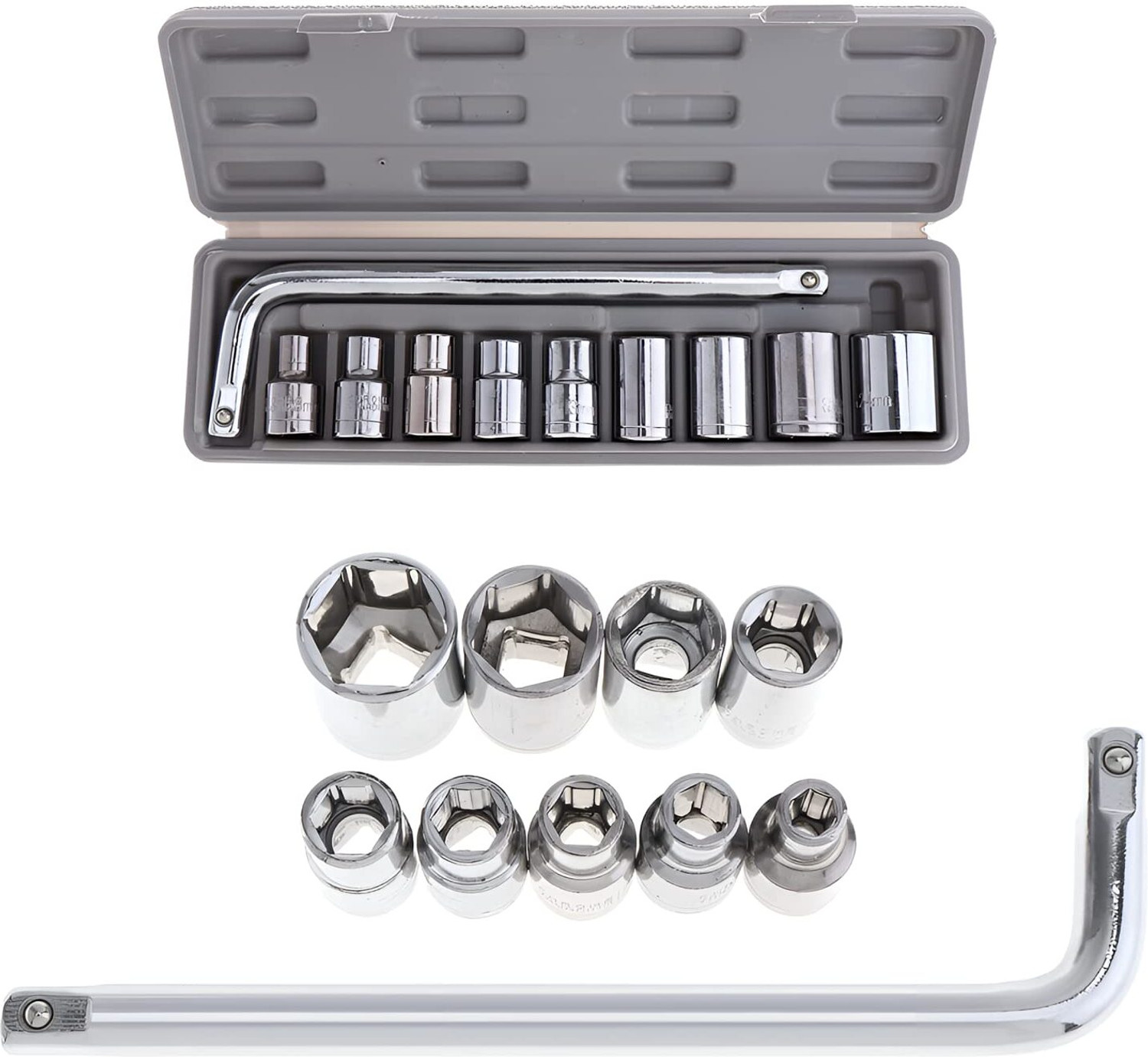 Image of DEAGAN 10 Pieces Hand Tools Wrench Set Spanner Set Tool Kit Socket Set
