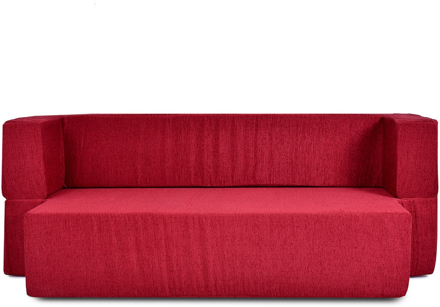 Image of Flipkart Perfect Homes Aero 72x44x15 Comfort for All with 3 Cushions 3 Seater Double Foam Fold Out Sofa Cum Bed