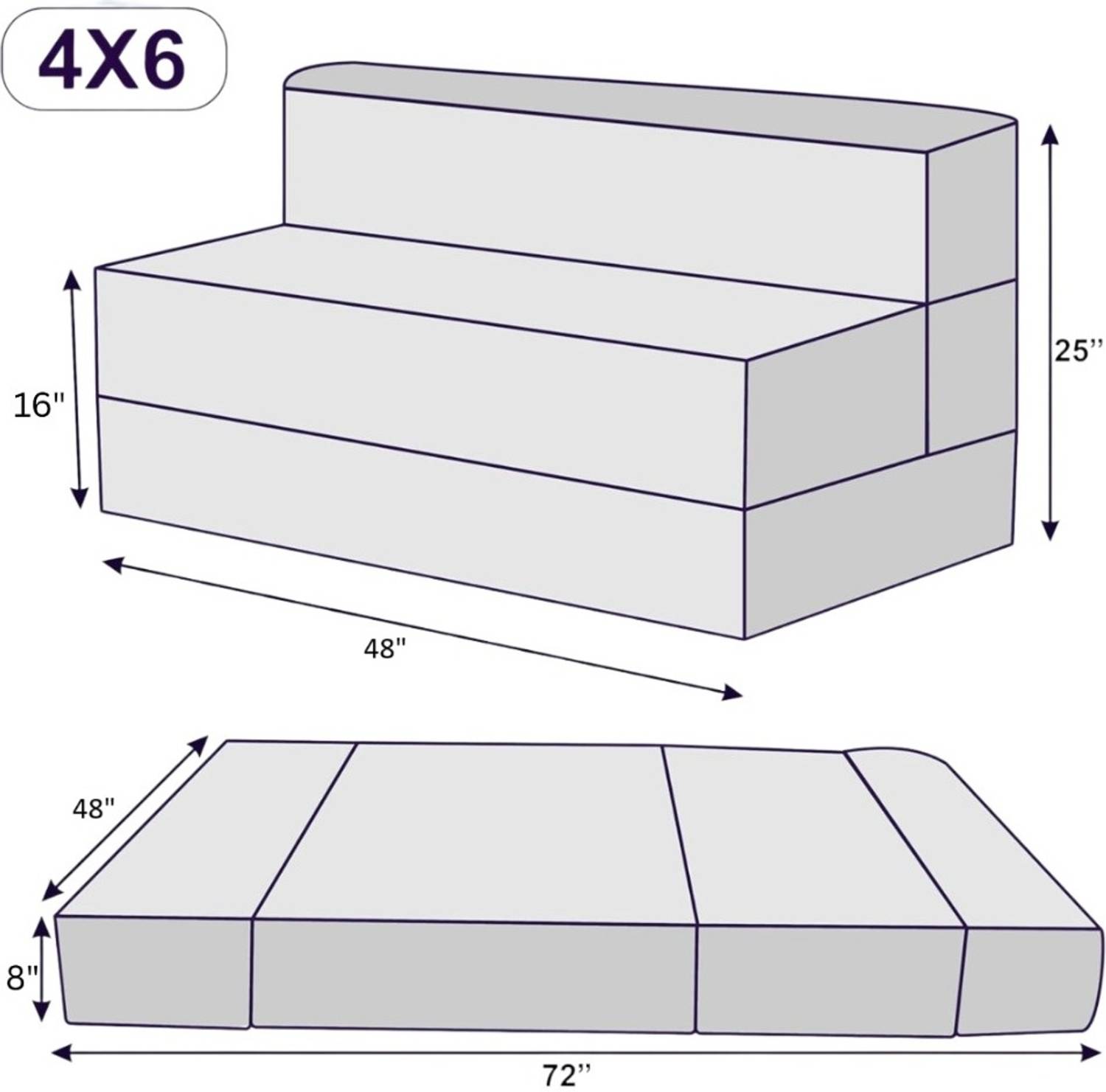 WAKESURE GO 2 Seater Fold Out Sofa Cum Bed - Image 3