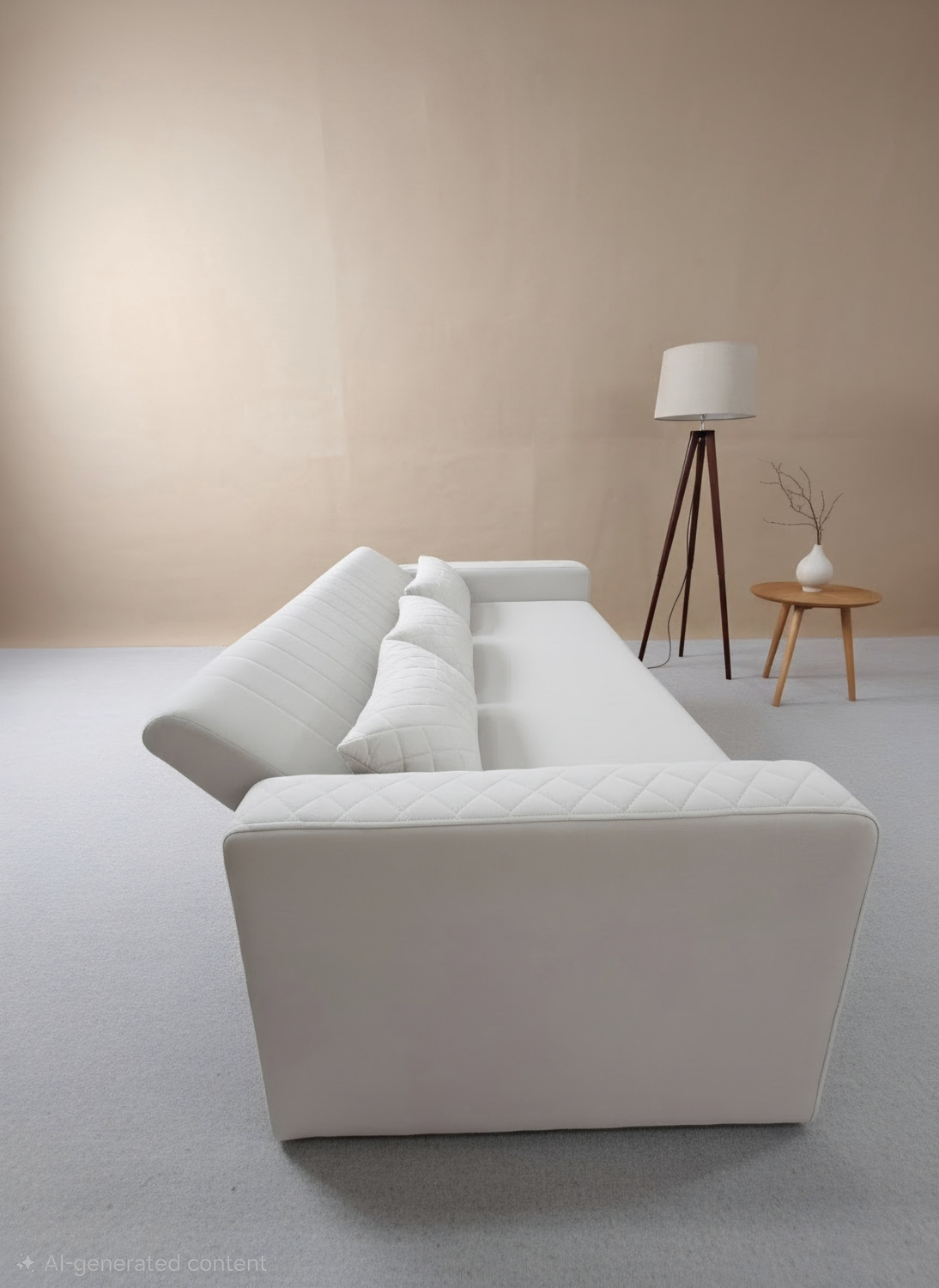 Image of The Sofa Factory 3 Seater Double Solid Wood Pull Out Sofa Cum Bed