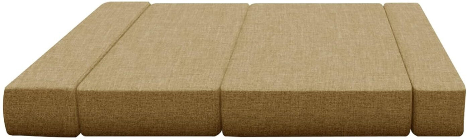 Image of Expecting Smile 1 Seater 6*3 Size Jute Fabric Washable Cover Sofa Bed 1 Seater Double Fold bed 3 Seater Double Foam Fold Out Sofa Cum Bed