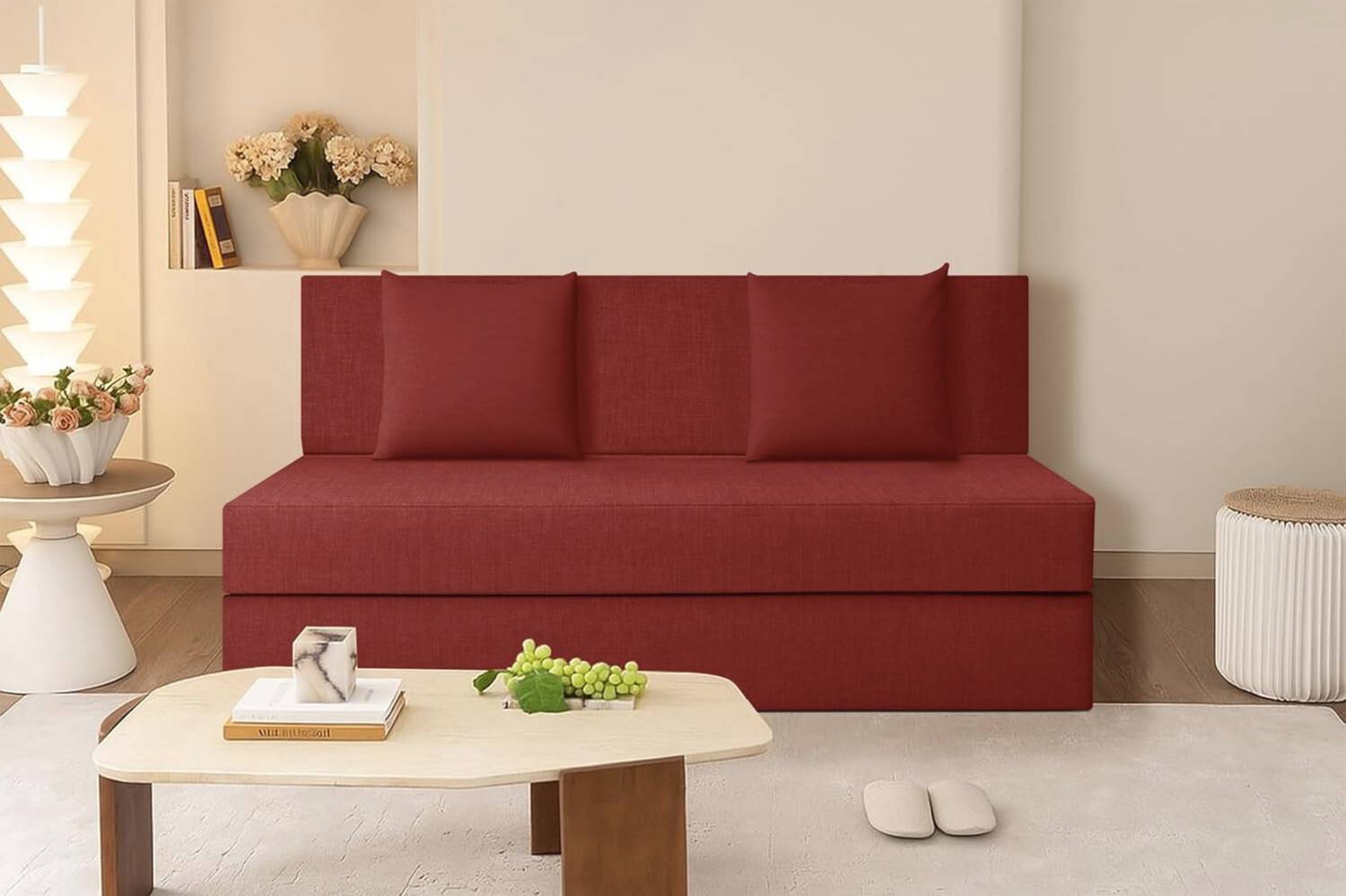 WAKESURE GO 2 Seater Fold Out Sofa Cum Bed - Image 1