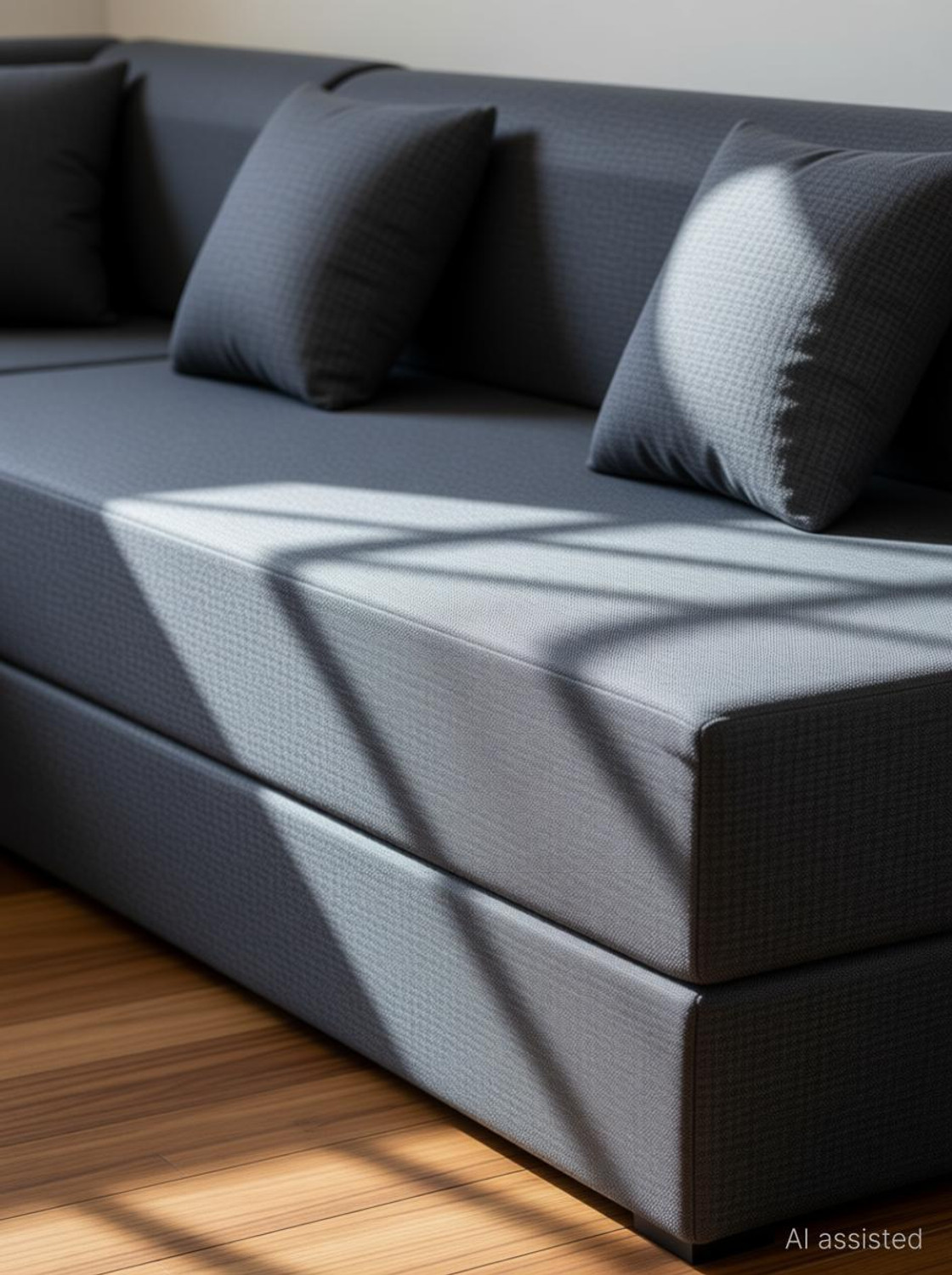 Image of Wakefit Flipper 5 Seater Double Foam Fold Out Sofa Cum Bed