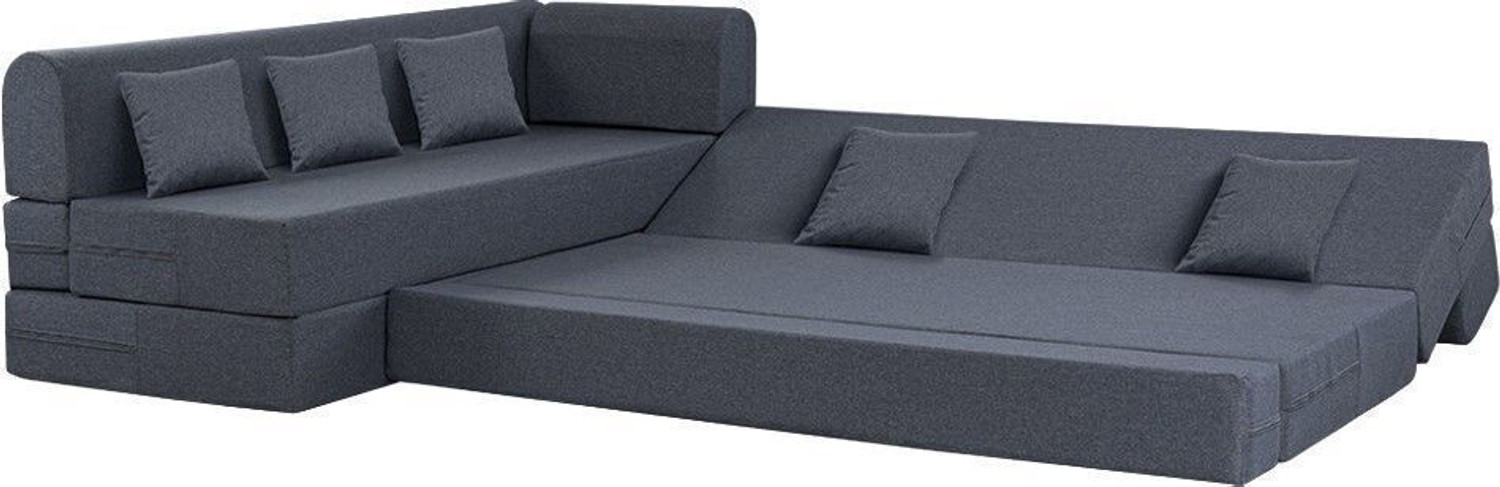 Image of Wakefit Flipper 5 Seater Double Foam Fold Out Sofa Cum Bed