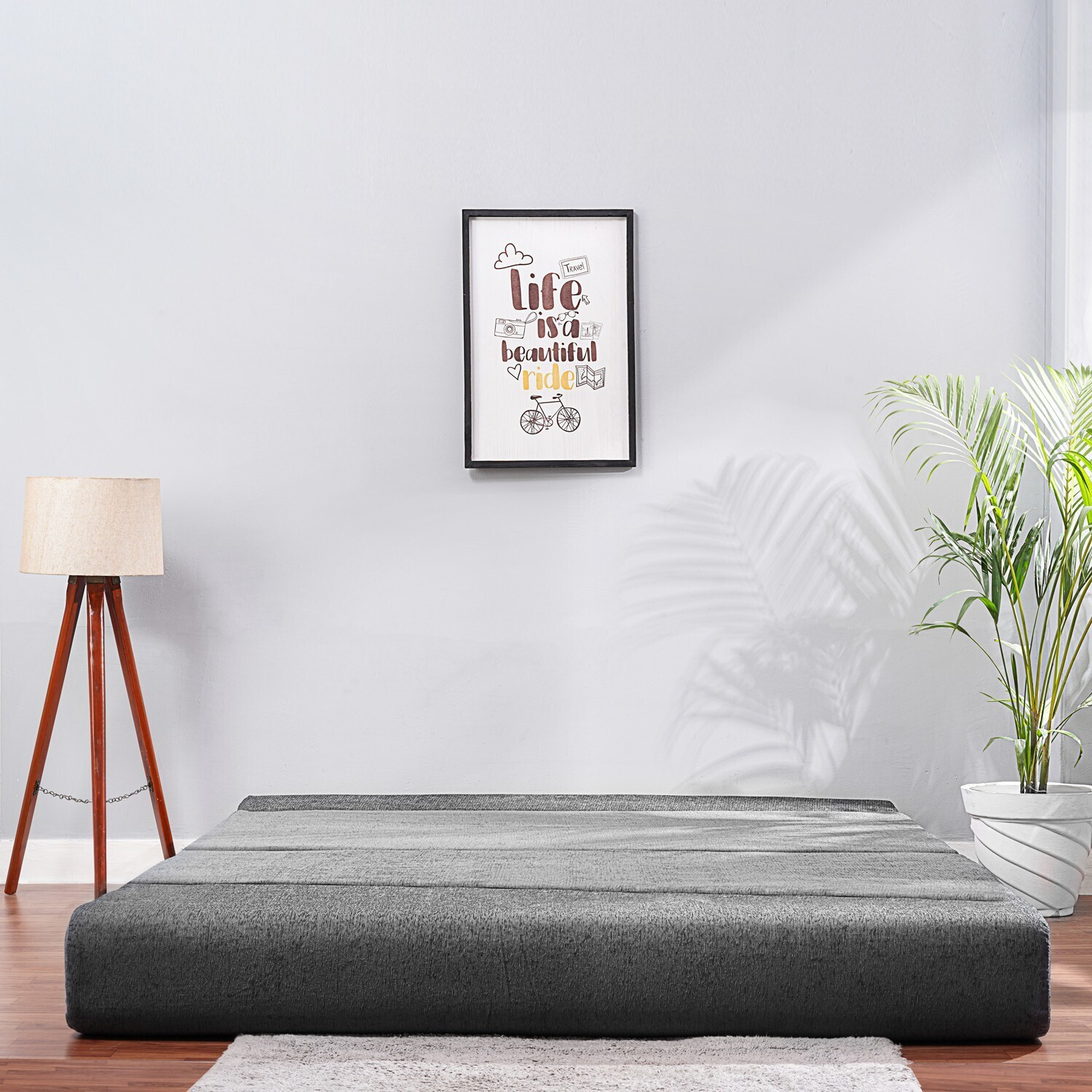 Image of SOLISPRIMUS-COMFORT FOR ALL 3 Seater Double Foam Fold Out Sofa Cum Bed