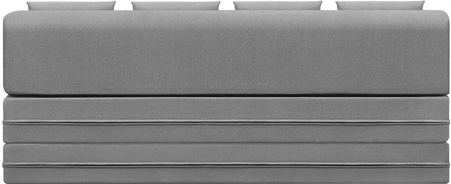 Image of Screw Crafts 4 Seater Double Foam Pull Out Sofa Cum Bed