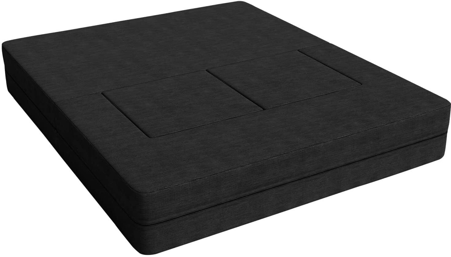 Image of Clex 3 Seater Double Foam Fold Out Sofa Cum Bed (Finish Color - Black Delivery Condition - Pre-assembled)
