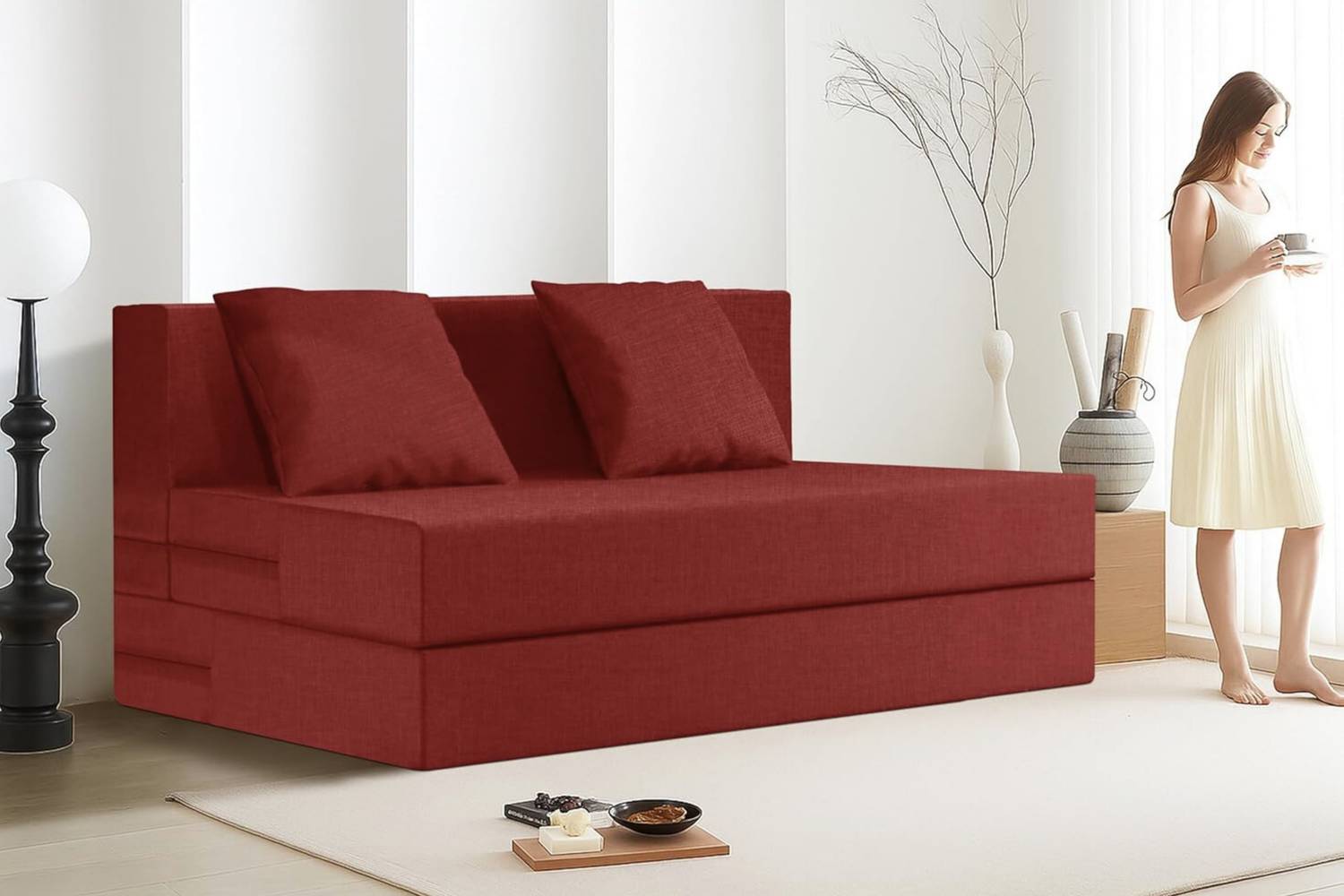 WAKESURE GO 2 Seater Fold Out Sofa Cum Bed - Image 2