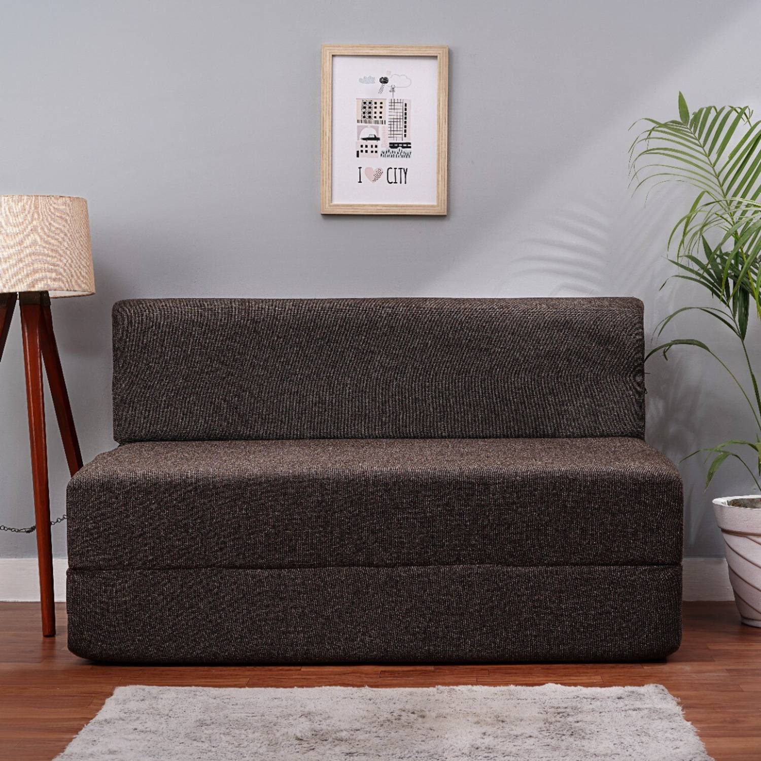 Solis Primus-comfort 4X6 Jute Fabric Sofa Bed - Image 4