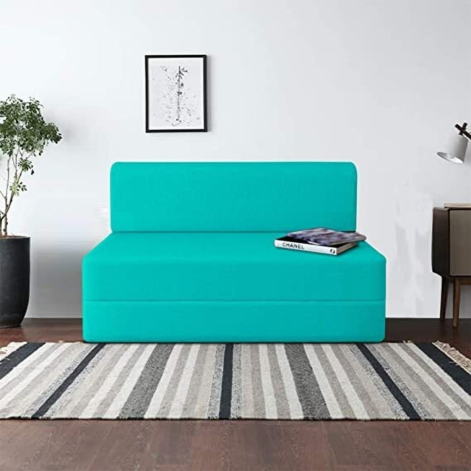 Image of Vats venture Sofa Cum Bed|Fold Foam Sofa|Sofa Cam Bed|Sofa Bed|Folding Sofa 1 Seater Single Foam Fold Out Sofa Cum Bed