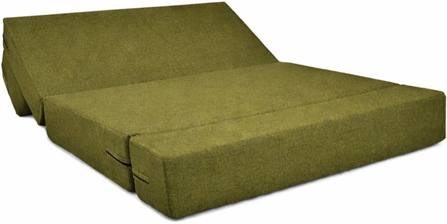 Image of Flipkart Perfect Homes Flexora Comfort For All 5X6 Jute Fabric for 4 Person 3 Seater Double Foam, Foam Fold Out Sofa Cum Bed