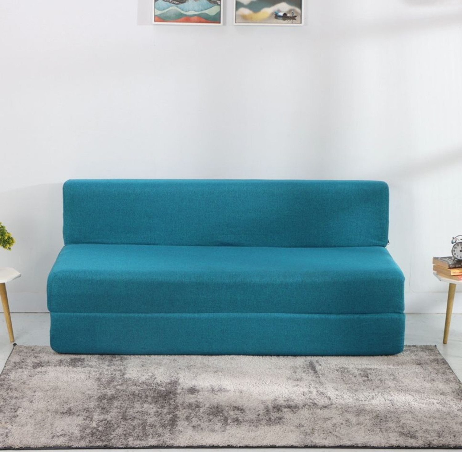 Image of Flipkart Perfect Homes Sreeni 3 Seater Comfort sofa cum bed 3 Seater Double Foam Fold Out Sofa Cum Bed
