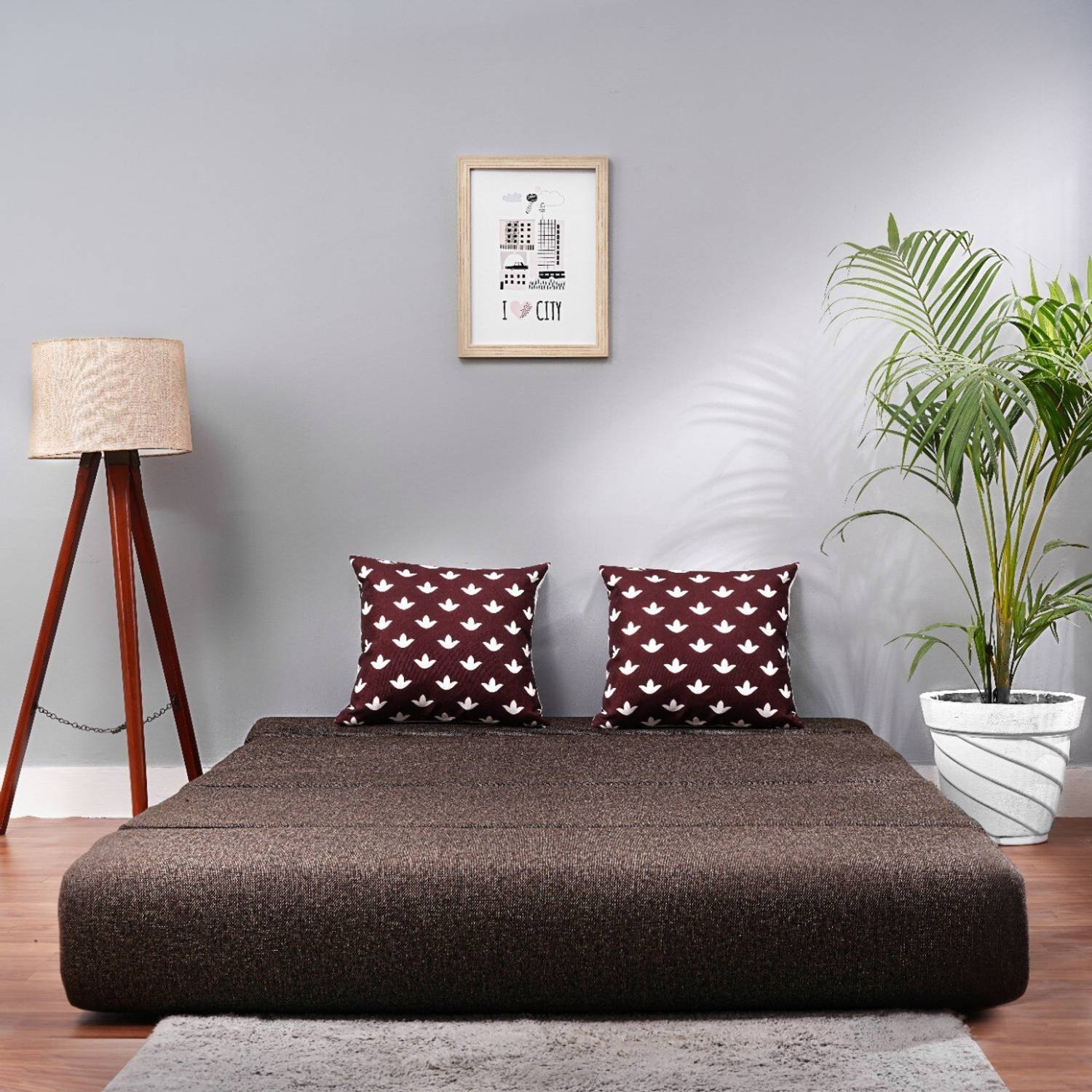 Solis Primus-comfort 4X6 Jute Fabric Sofa Bed - Image 5